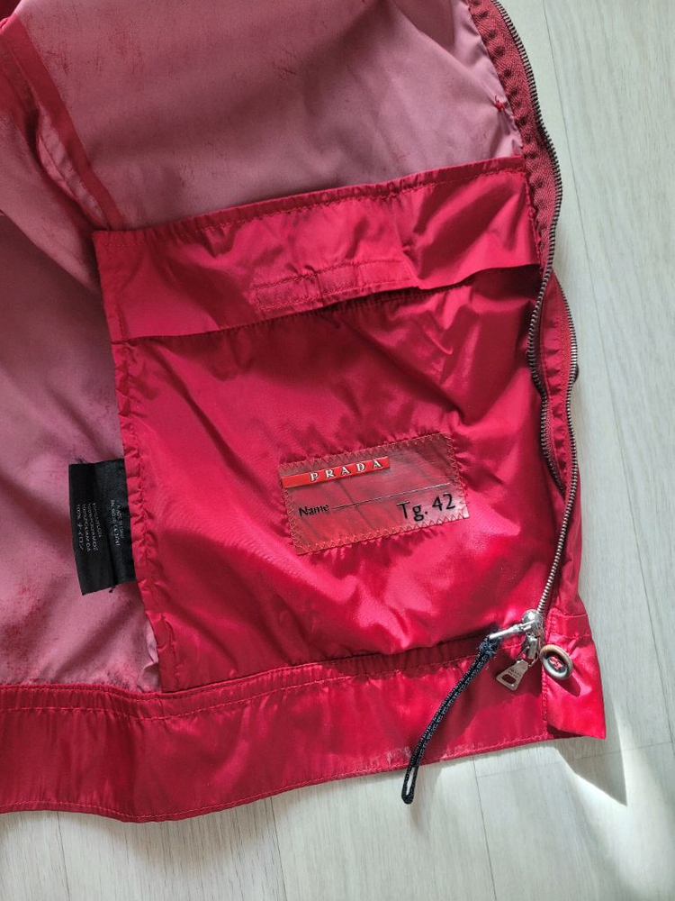 PRADA 프라다 여성 후드 자켓 바람막이 이미지