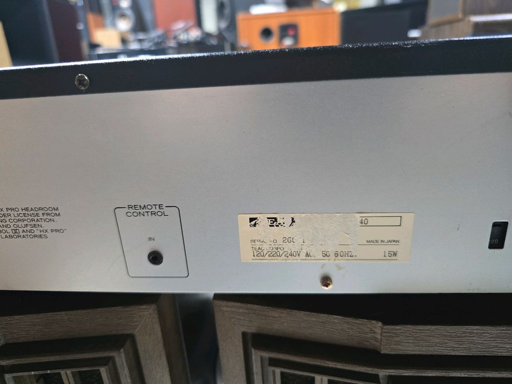 TEAC(티악) R540 오토리버스 스테레오 데크 오버홀 완료 이미지