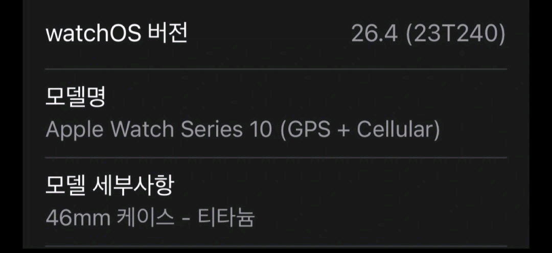 애플워치 10 46mm 내추럴 티타늄 이미지