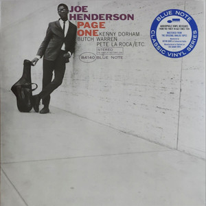 Joe Henderson (조 헨더슨) - Page One (LP) 이미지