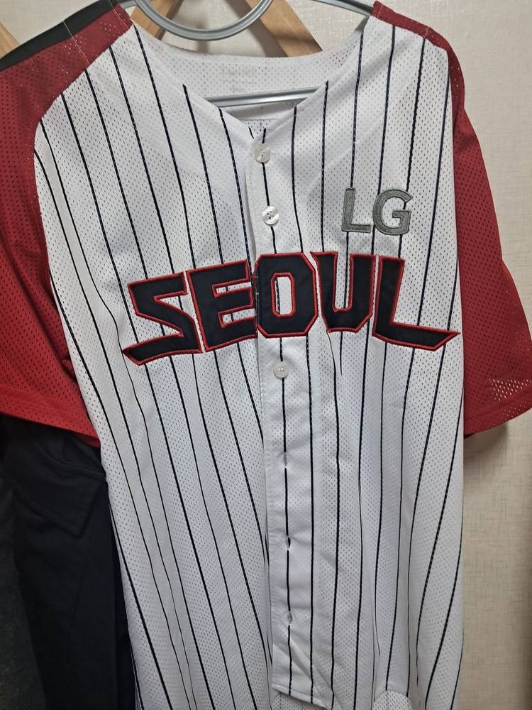 엘지트윈스 서울 유니폼 함덕주 마킹 사이즈 105 이미지