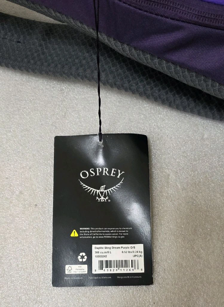 [새상품] 오스프리 OSPREY 데이라이트 슬링백 Sling Bag 이미지