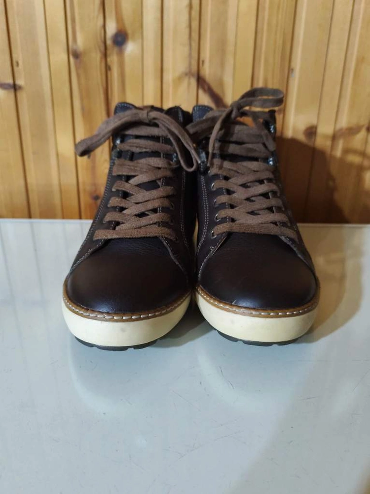 40 255mm 나파피리 가죽 캐주얼 워커 부츠 이미지