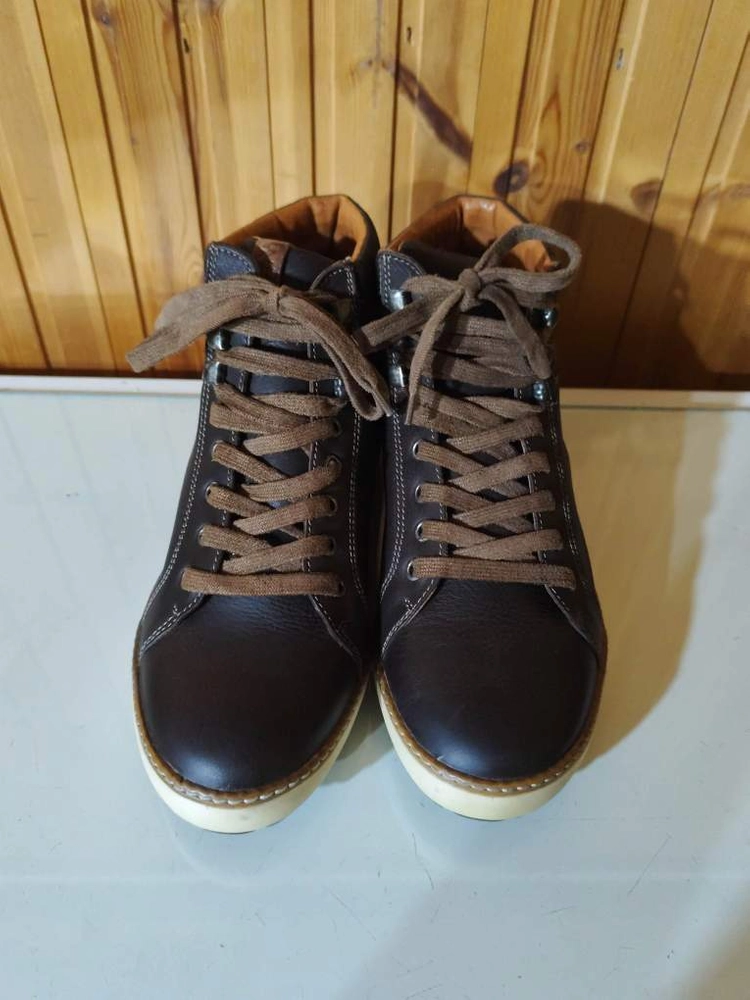 40 255mm 나파피리 가죽 캐주얼 워커 부츠 이미지