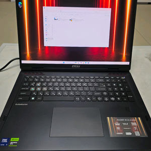 S급 MSI 레이더 게이밍 노트북 울트라9 64램 RTX5080 4T 이미지