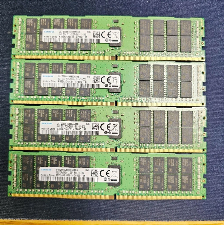 서버,워크스테이션용 메모리 DDR4 16G X4 이미지