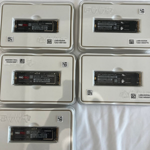 삼성 M.2 NVMe SSD 980Pro 2TB / WD BlackM.2 2TB 이미지