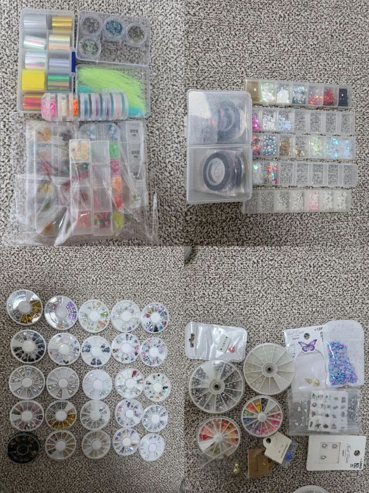 네일아트 재료 세트 이미지