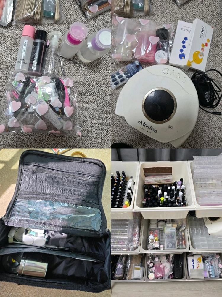 네일아트 재료 세트 이미지
