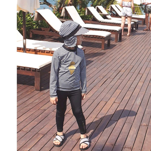 쥬쥬봉 젤리멜로 리미떼두두 래쉬가드 모자 팬츠 티셔츠 세트 이미지