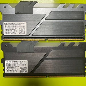GeIL DDR4-3600 CL18 EVO X II AMD Gray RGB 8기가 x2 이미지