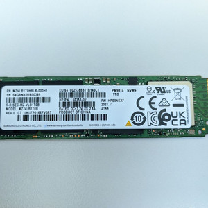 삼성전자 PM981a M.2 NVMe SSD 1TB 이미지