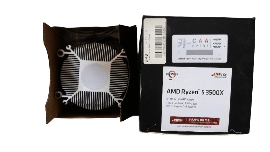 한성 DVD-RW, 삼성 SE-208GB, 공시디, 웬디 외장 1 테라, USB, 라이젠 3400G, 3500 쿨러 이미지