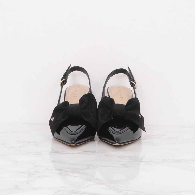 디올 디오리시모 슬링백 펌프스 KDV383 37.5사이즈 8cm 이미지