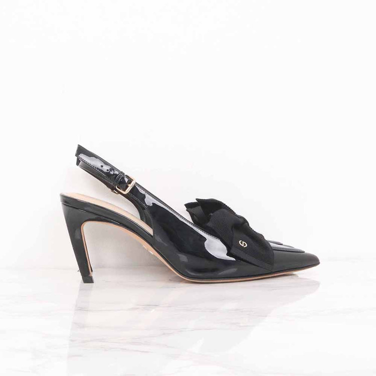 디올 디오리시모 슬링백 펌프스 KDV383 37.5사이즈 8cm 이미지