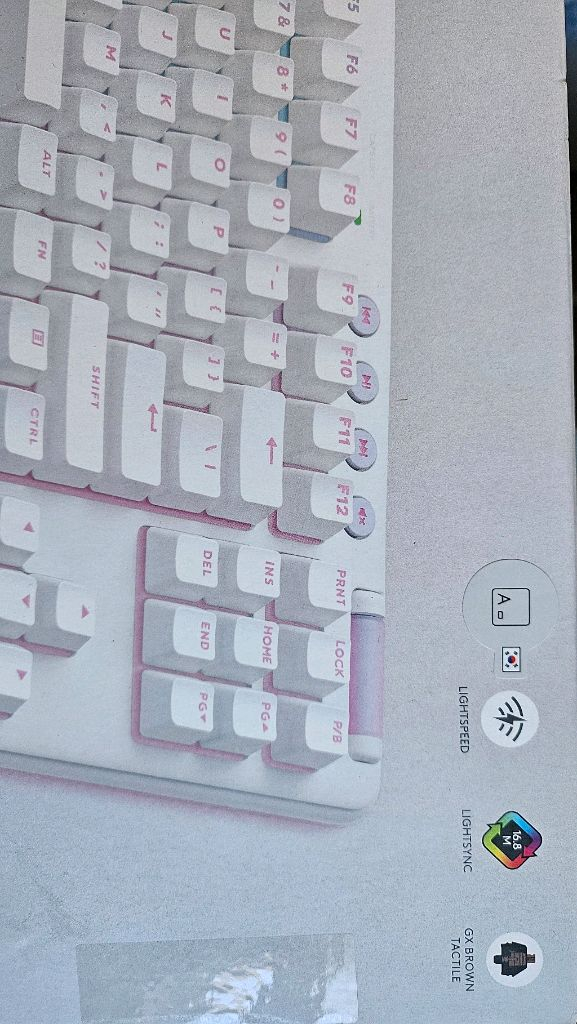 로지텍 g715 미개봉 (키보드 + 클라우드 커버 세트) 이미지