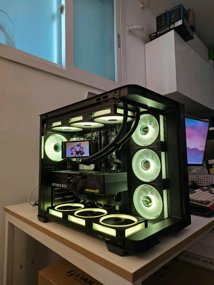 9800x3d rtx 5080 B850m wifi 고사양 본체 이미지