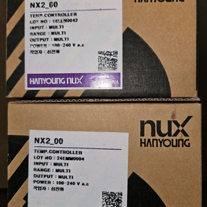 한영넉스 NX2-00 멀티입출력 온도컨트롤러 2개 새제품 일괄판매 이미지