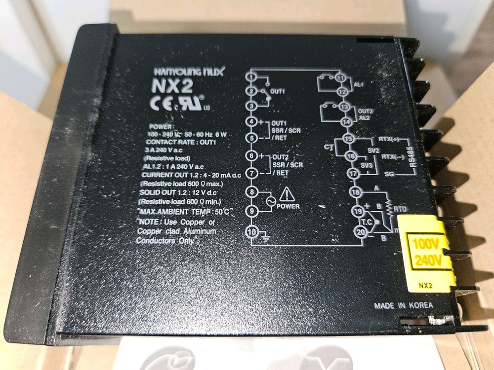 한영넉스 NX2-00 멀티입출력 온도컨트롤러 2개 새제품 일괄판매 이미지