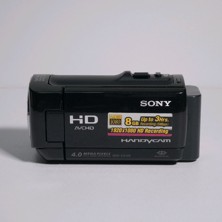 소니 핸디캠 빈티지 캠코더 HDR-CX100 블랙 이미지