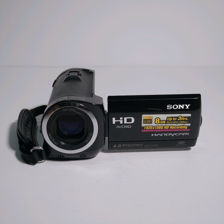 소니 핸디캠 빈티지 캠코더 HDR-CX100 블랙 이미지