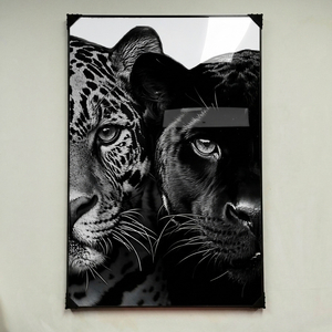 대형 그림 액자 인테리어소품 그림액자 표범그림 흑표범액자 벽걸이 인테리어 포인트 거실 카페 모던 아트 인테리어용품 이미지