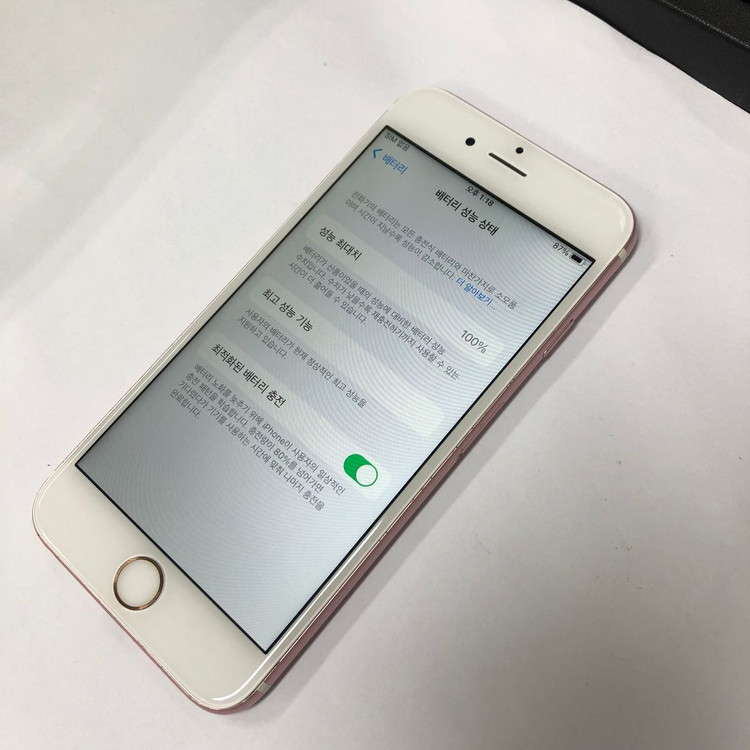 .아이폰6S 64GB 로즈골드 중고폰 배터리100% 인스타 사진폰 214147 이미지
