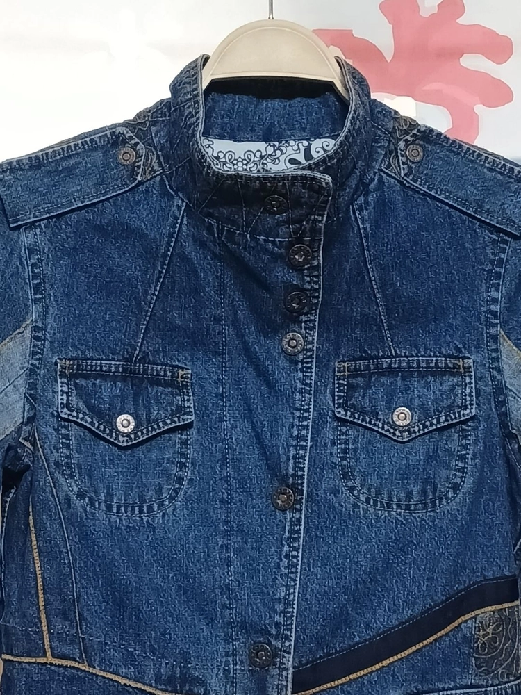 (38) 오일릴리 OILILY 데님 자수 청자켓 이미지