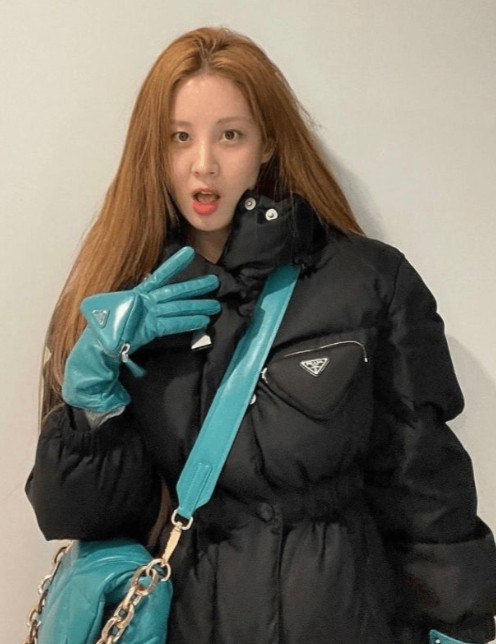 [정품] 프라다 리나일론 패딩 서현패딩 황금사이즈 이미지