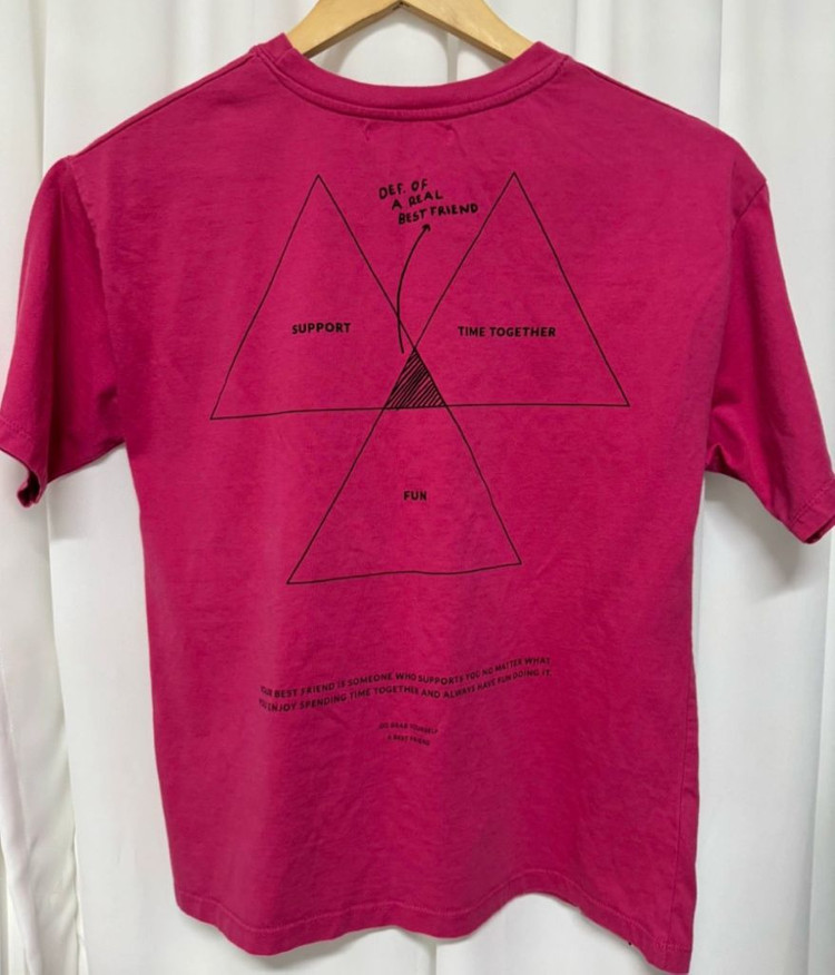 zara 자라 마젠타핑크 반팔티 이미지