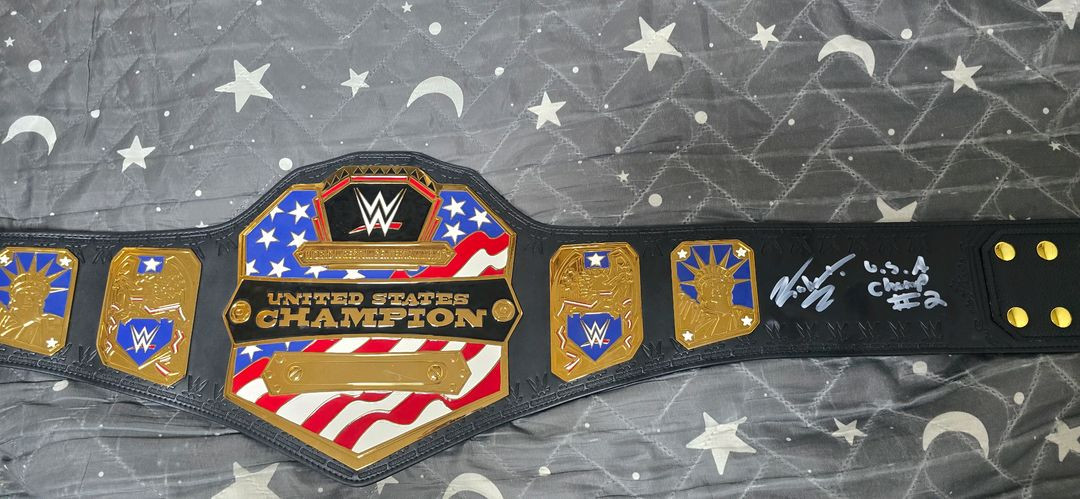 WWE US 챔피언십 벨트 레플리카 직거래 판매 이미지
