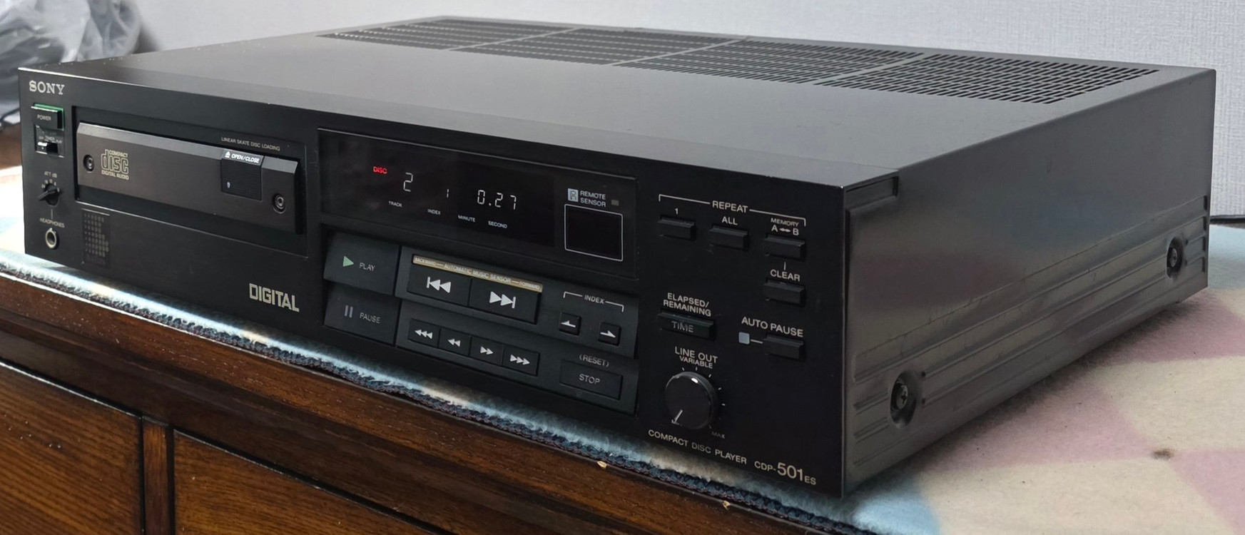 소니 CD 플래이어 CDP-501ES 이미지