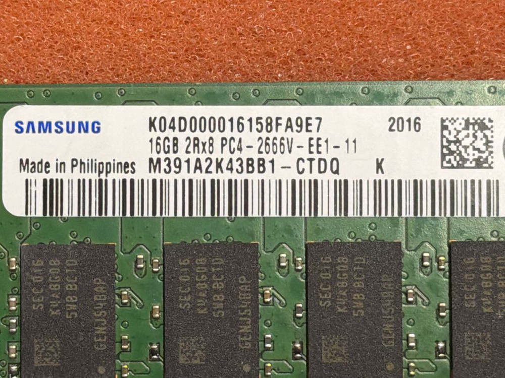 삼성 DDR4 16GB ECC unbuffered 시놀로지 메모리 나스 이미지