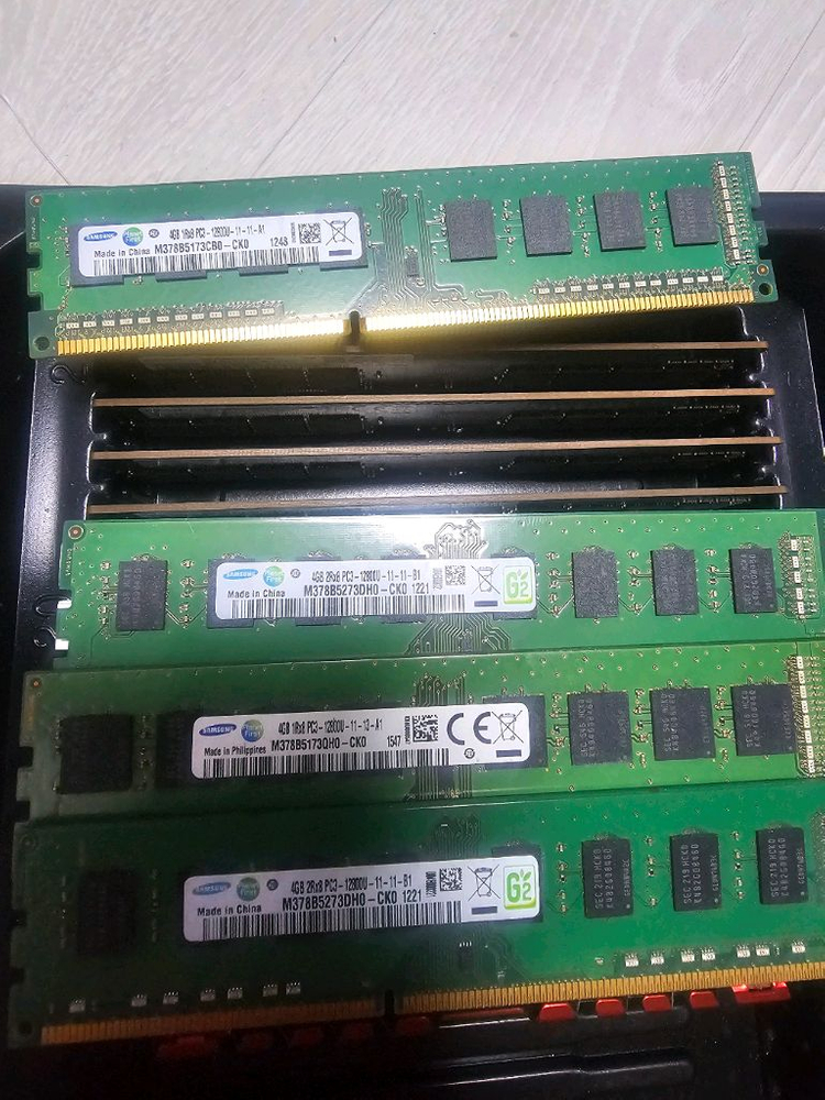 삼성 ddr3 4gb 램 4개 일괄(16gb) 이미지