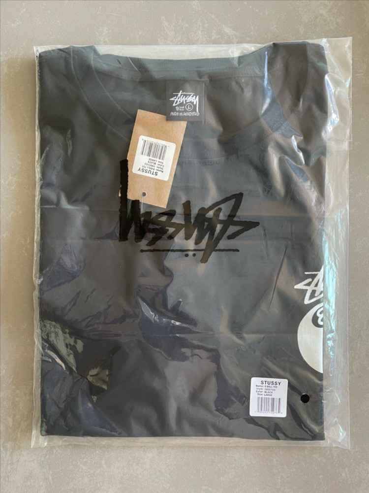 스투시 8볼 티셔츠 블랙 [M,L,XL] 이미지