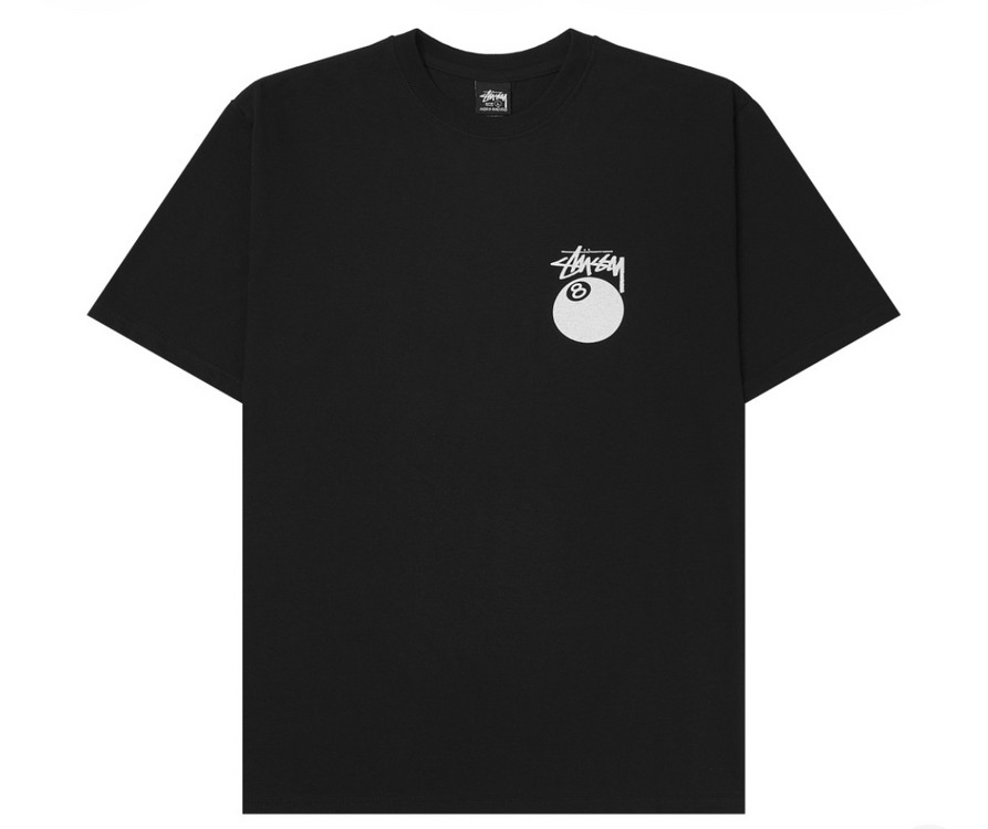 스투시 8볼 티셔츠 블랙 [M,L,XL] 이미지