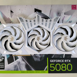 RTX 5080 HOF 화이트 이미지