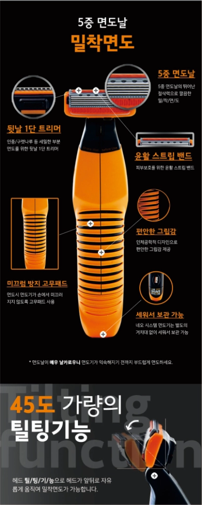 네오 쉐이브닥터 시스템 면도기 이미지