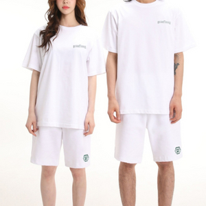 미사용 그랜피니 남녀공용 반팔티 트레이닝바지 SET 이미지