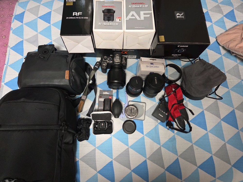 캐논 R6mark2,렌즈 ,가방,악세서리 풀세트 이미지