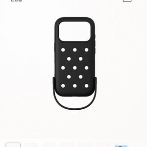 크록스 정품 아이폰 17pro 케이스(블랙, 본), 맥세이프 카드지갑(본) 미개봉 새제품 이미지