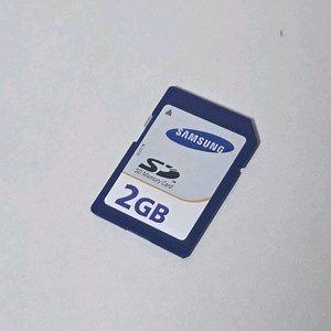 삼성 2GB 1세대 SD카드(빈티지디카사용가능) 이미지