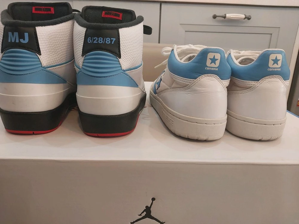 나이키 조던2 컨버스 팩 Converse Pack Alumini 2족 풀 패키지 남성용 250mm 택포7만5천원 이미지