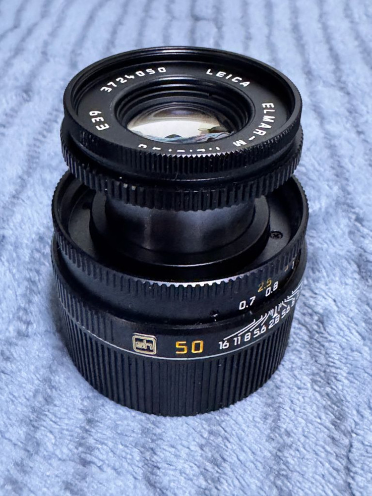 라이카 현행 엘마 50mm f2.8 블랙 판매합니다. Elmar-M 50mm f/2.8 이미지