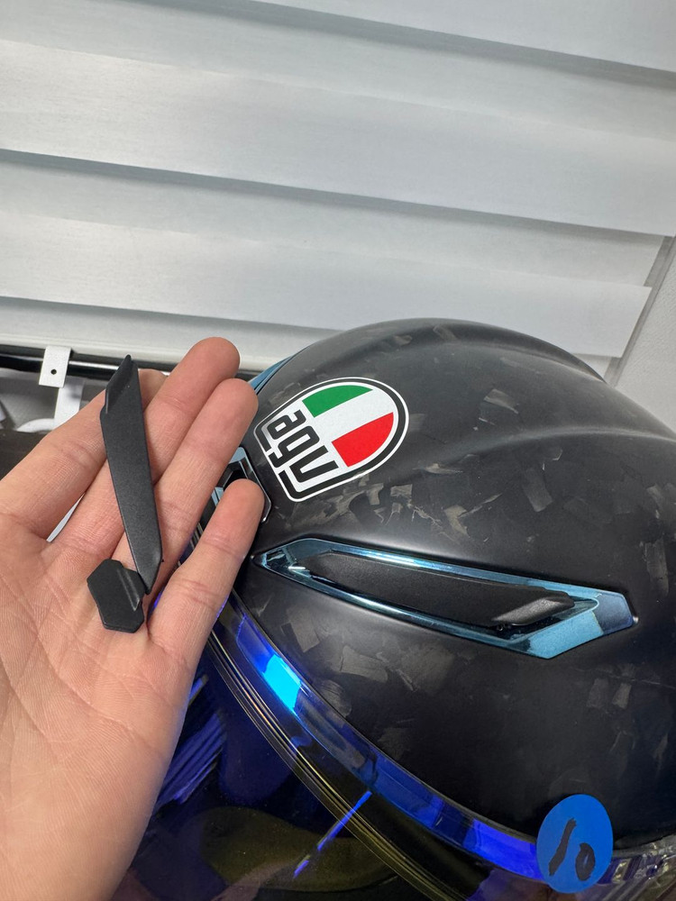agv 피스타 gprr m사이즈 지피알알 퓨트로 포르지아토 카본 블루 한정판 스페셜에디션 판매합니다. 세나 포함 급 이미지