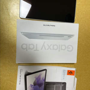 갤럭시탭 S7 FE WIFI 64기가 +키보드+미스틱 실버 색상 새제품급 판매 이미지