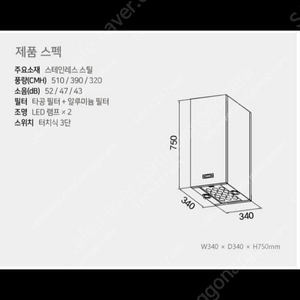 미개봉 하츠 아일랜드스퀘어후드 H750 팝니다 이미지