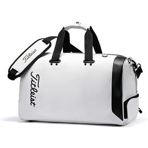 타이틀리스트 골프 라운딩 보스턴백 화이트/블랙 (새제품) 이미지