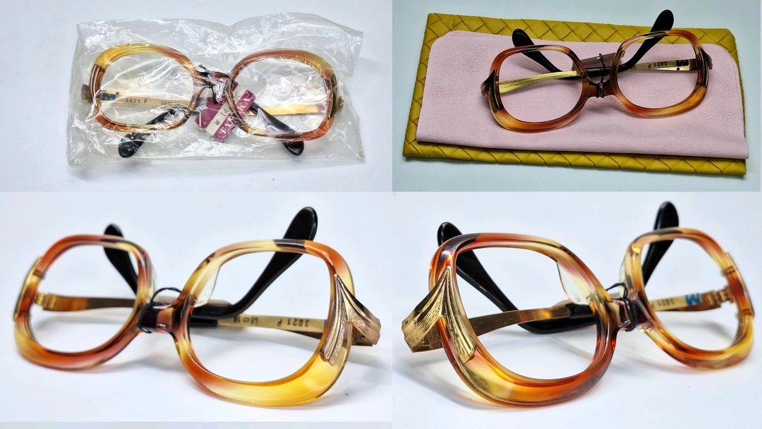 80s 독일제 빈티지 데드스톡 미사용/METZLER 메츨러 안경테 48MM 콤비 뿔테 톨토이즈 아이웨어 패션 레트로 이미지