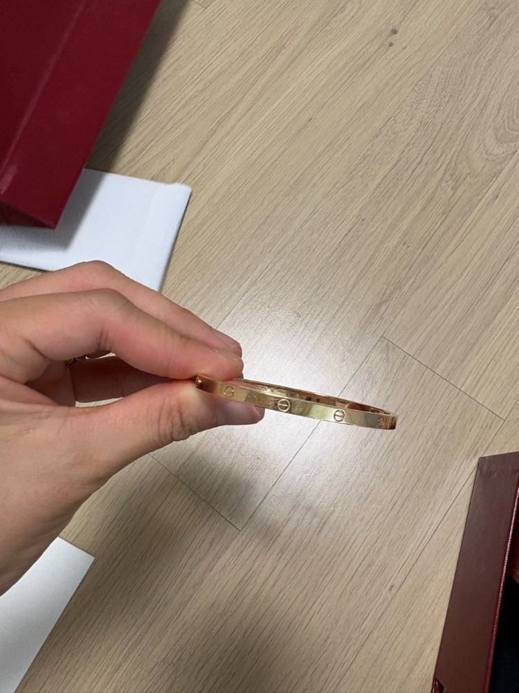 까르띠에 러브팔찌 sm 16 로즈골드 이미지
